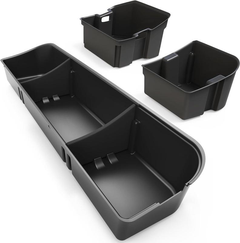 3-in-1 Under Seat Storage Box for 2015-2025 Ford F-150 F150 SuperCrew/Crew Cab